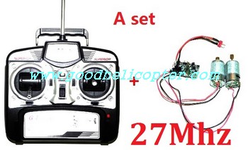 gt8006-qs8006-8006-2 helicopter parts pcb board + main motor set + transmitter (27M)